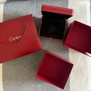 Cartier Red Watch Box and Gift Set